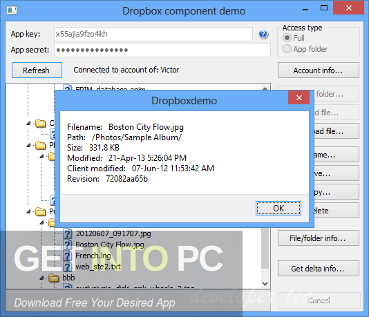 IGetintopc Astonsoft Dropbox Delphi Component