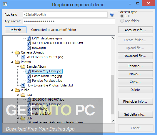 IGetintopc Astonsoft Dropbox Delphi Component