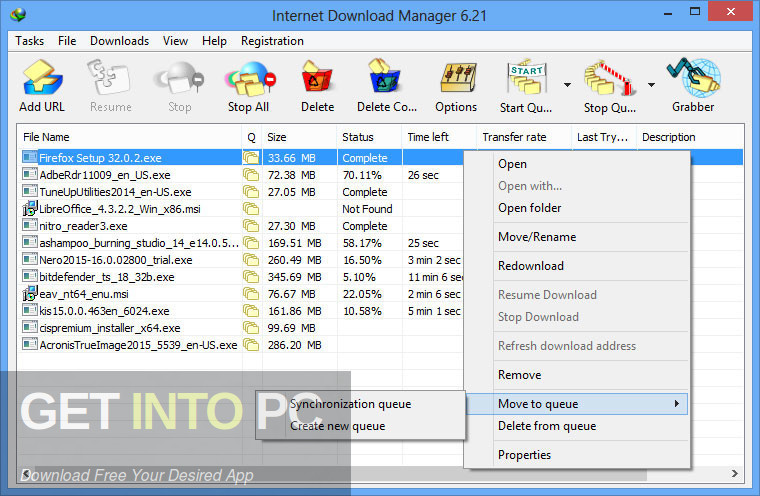 Get into PC IDM Internet Download Manager Free Download